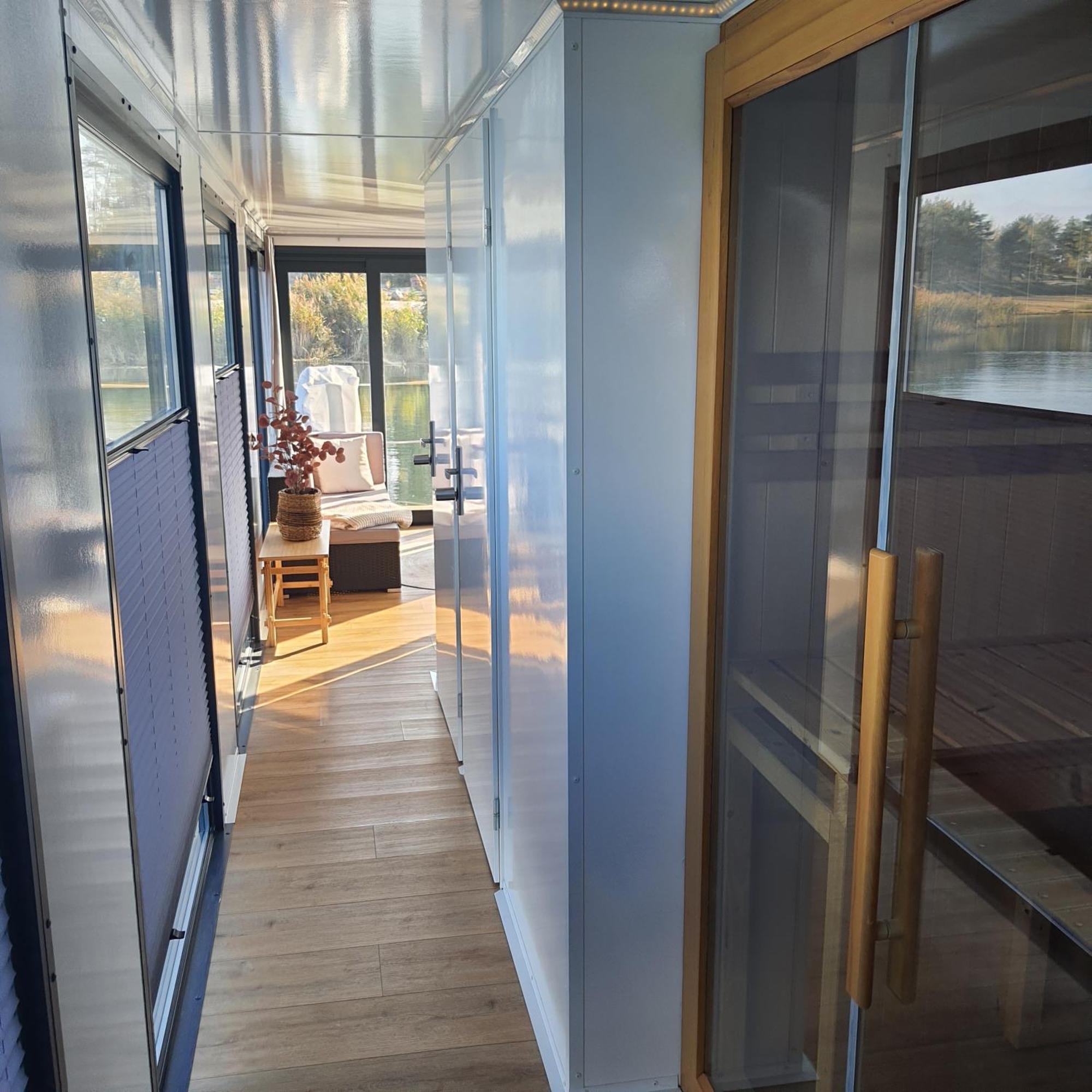 Schwimmendes Ferienhaus Silent Elsterheide Εξωτερικό φωτογραφία